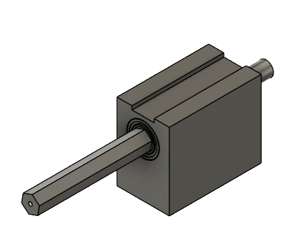CAD assembly of driveshaft