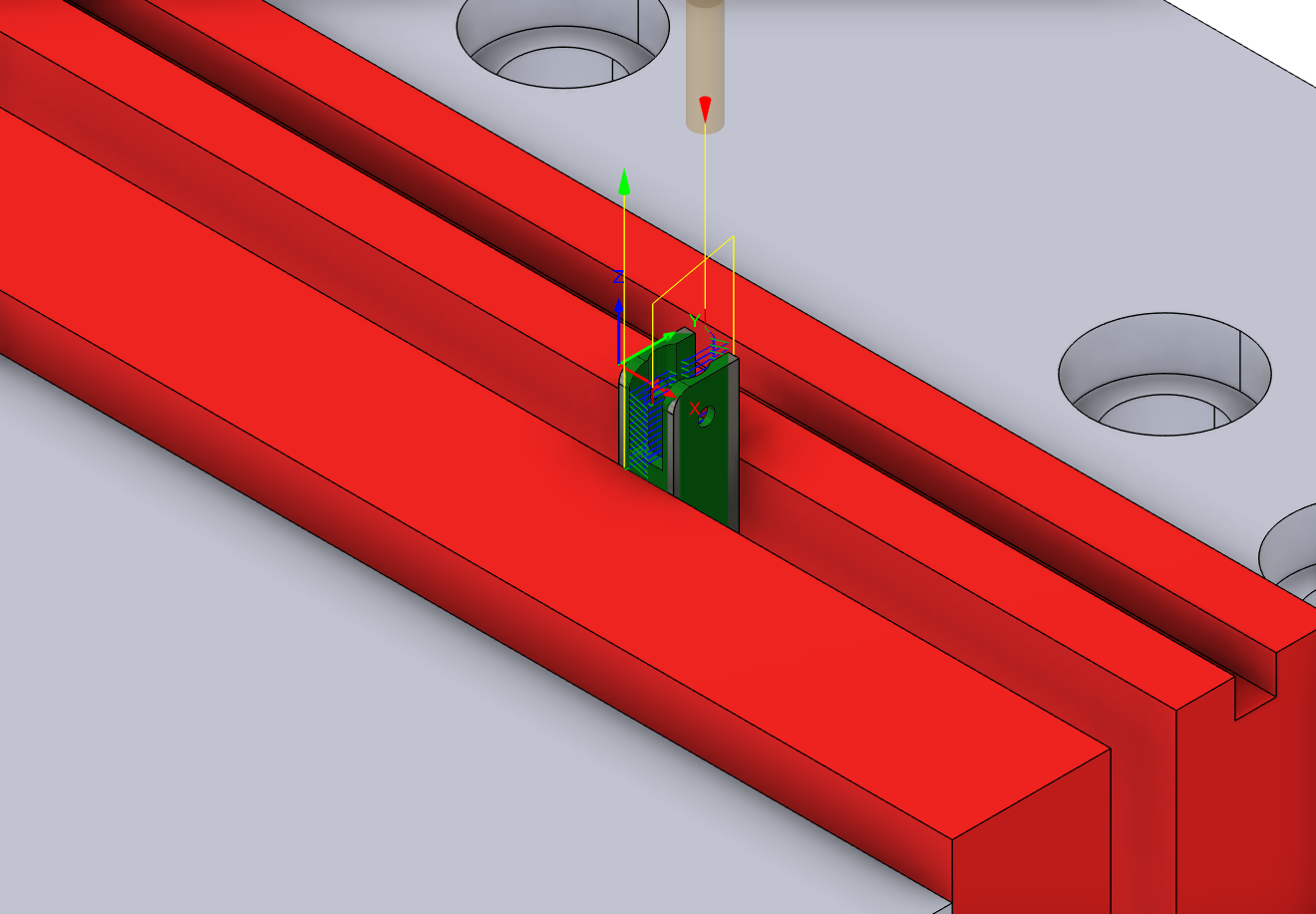 Manufacturing plan for carabiner gate