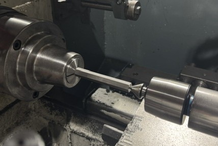 Driveshaft Machining Setup 1